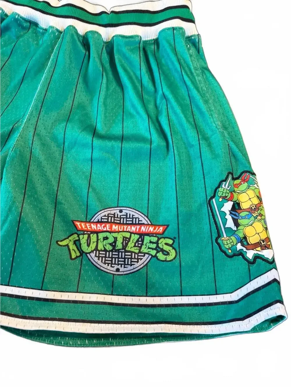Teenage Mutant Ninja Turtles Mesh Basketball Shorts Adult Small